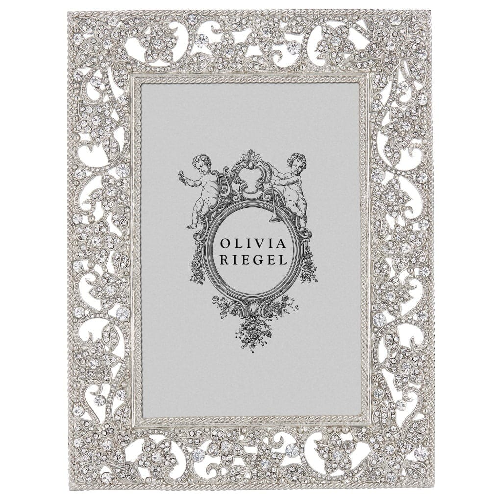 Olivia Riegel Silver Flora 4" x 6" Frame Picture Frames Olivia Riegel 