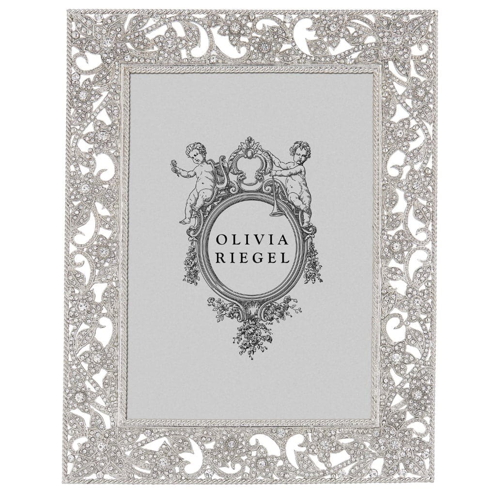 Olivia Riegel Silver Flora 5" x 7" Frame Picture Frames Olivia Riegel 