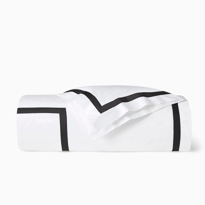 Sferra Estate King Duvet Cover 106" x 92" Bedding Sferra WHITE/BLACK 