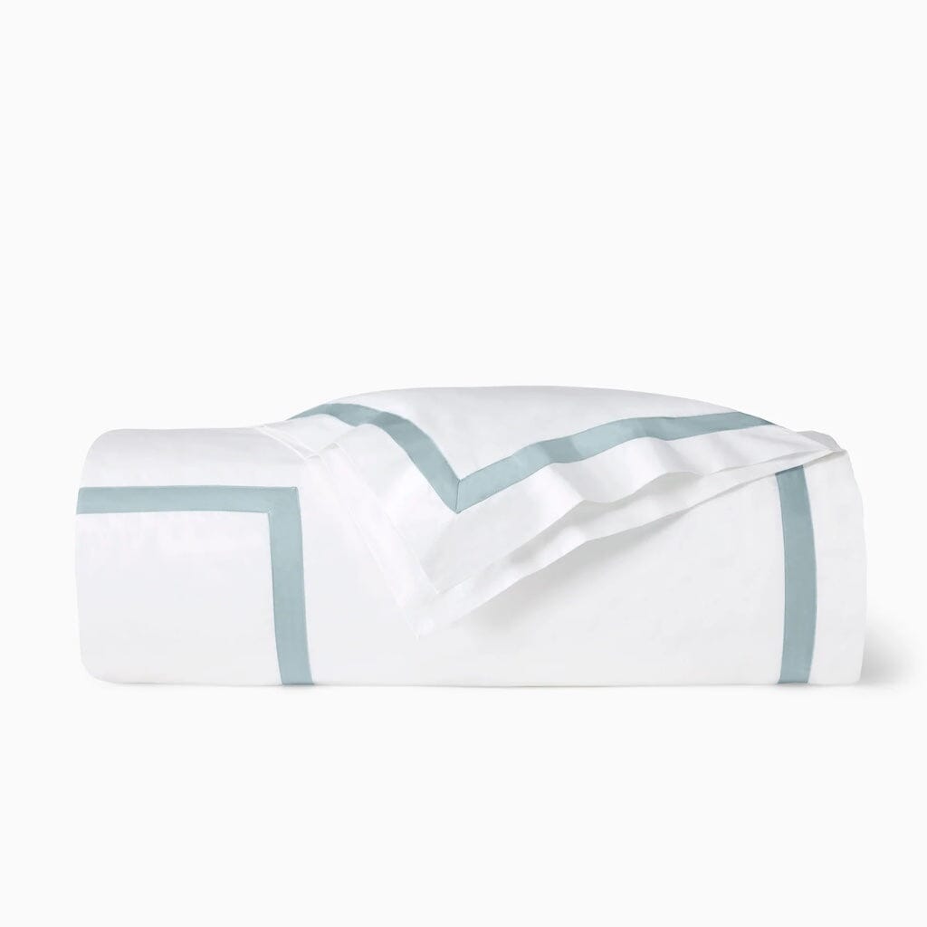 Sferra Estate Twin Duvet Cover 68" x 86" Bedding Sferra WHITE/POOLSIDE 