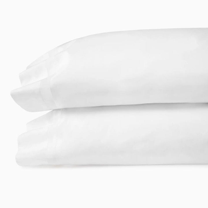 Sferra Estate King Pillow Case 22" x 42" Pair Bedding Sferra WHITE/WHITE 