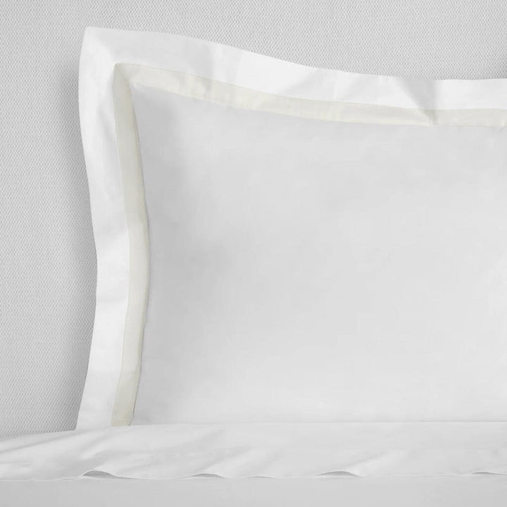 Sferra Estate Continental Sham 26" x 26" Bedding Sferra WHITE/IVORY 