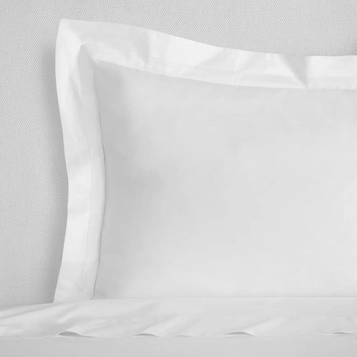 Sferra Estate King Sham 21" x 36" Bedding Sferra WHITE/WHITE 