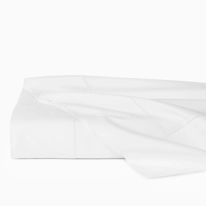 Sferra Celeste King Flat Sheet 114" x 114" Bedding Sferra WHITE 