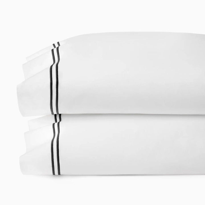 Sferra Grande Hotel King Pillowcase 22" x 42" Bedding Sferra WHITE/BLACK 