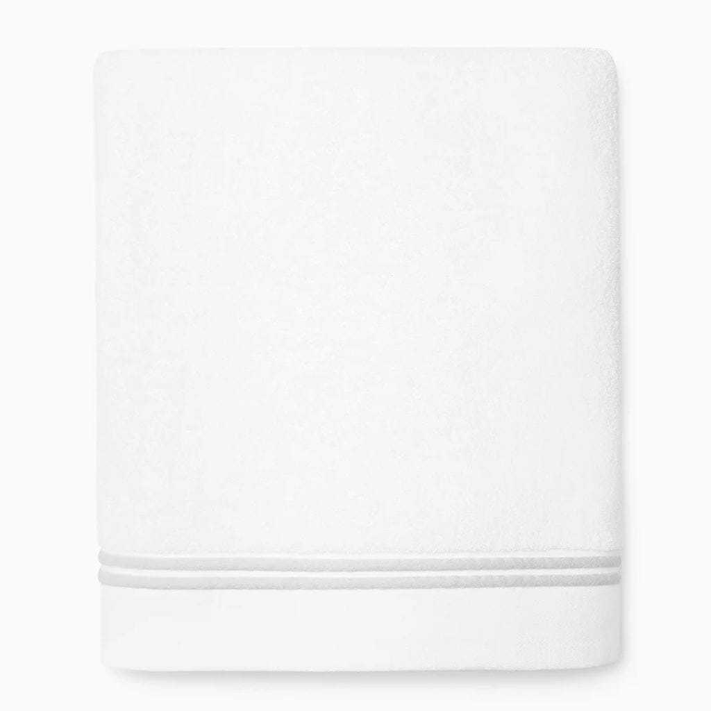 Sferra Aura Nuova Bath Sheet 40" x 70" Bath Linens Sferra WHITE/LUNAR 