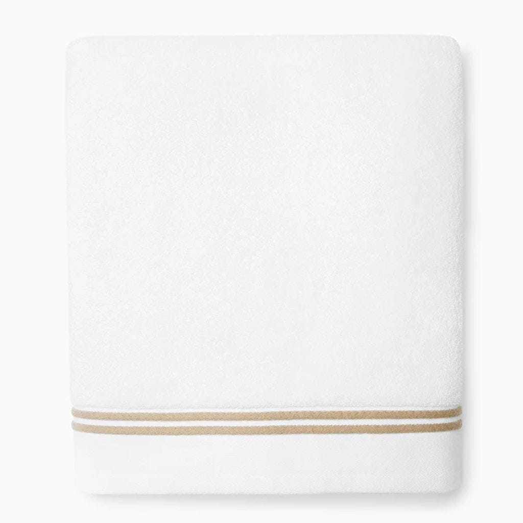 Sferra Aura Nuova Bath Sheet 40" x 70" Bath Linens Sferra WHITE/SAND 