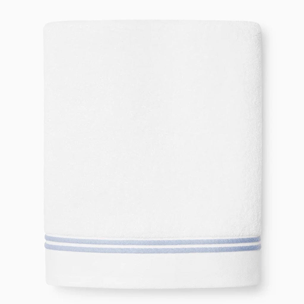 Sferra Aura Nuova Bath Sheet 40" x 70" Bath Linens Sferra WHITE/SEA 