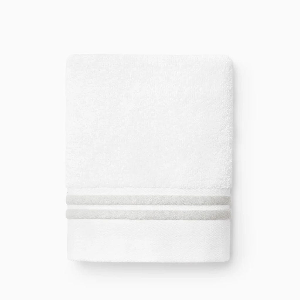 Sferra Aura Nuova Wash Cloth 12" x 12" Bath Linens Sferra WHITE/LUNAR 