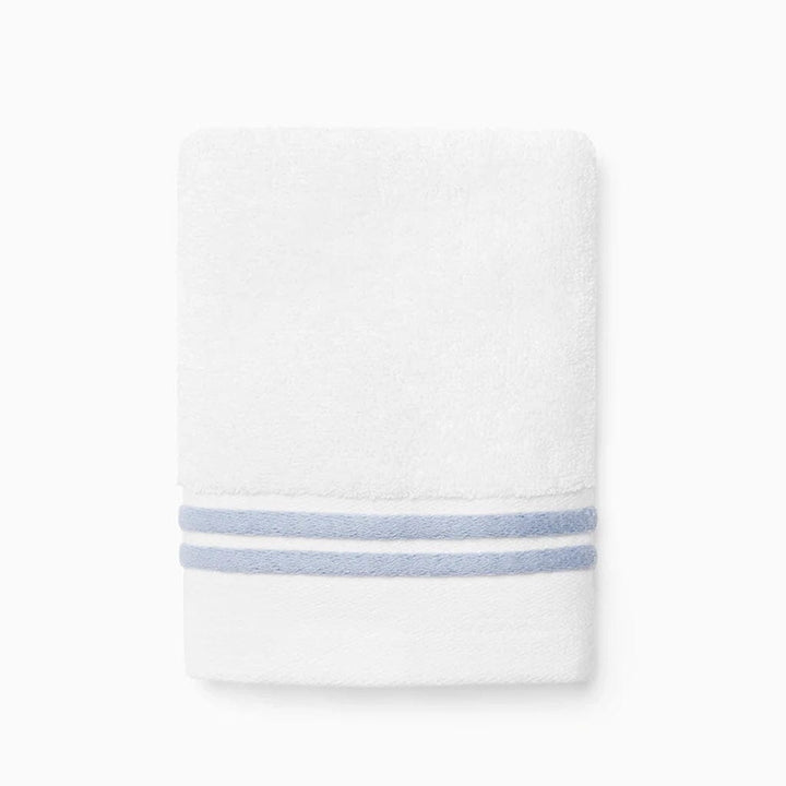 Sferra Aura Nuova Wash Cloth 12" x 12" Bath Linens Sferra WHITE/SEA 