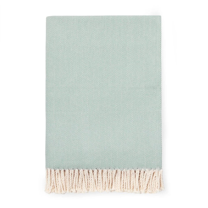 Sferra Celine Throw 51" x 71" Throws Sferra AQUA 