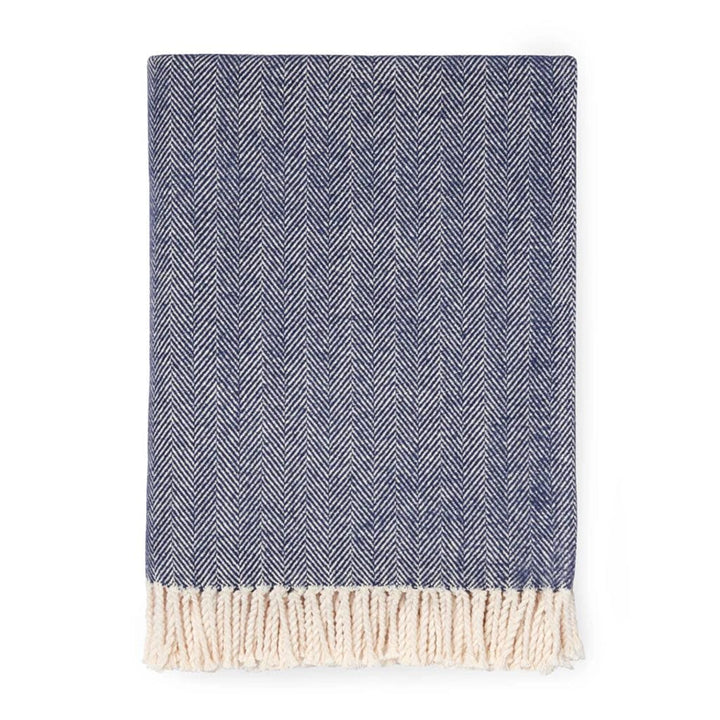 Sferra Celine Throw 51" x 71" Throws Sferra NAVY 