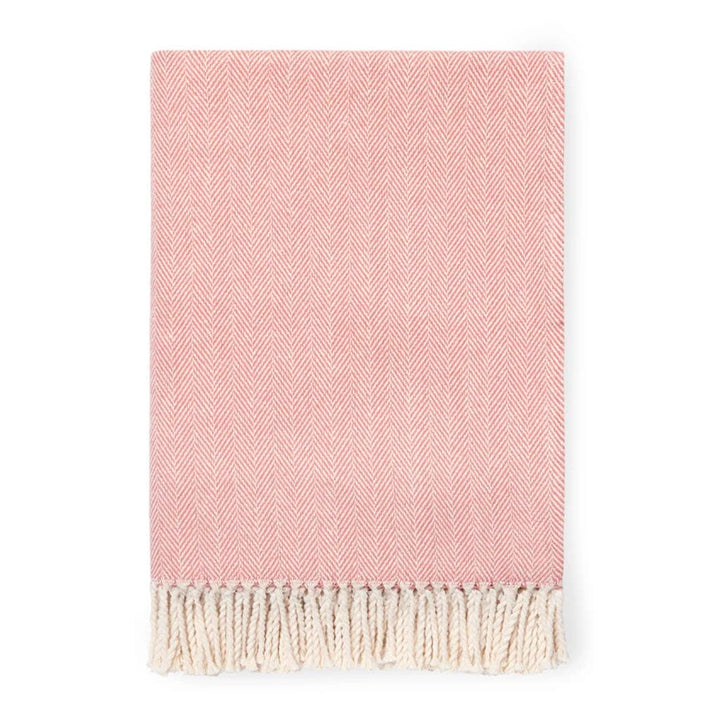 Sferra Celine Throw 51" x 71" Throws Sferra SALMON 