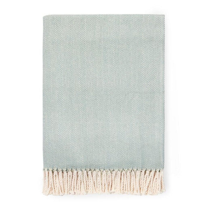 Sferra Celine Throw 51" x 71" Throws Sferra SLATE BLUE 