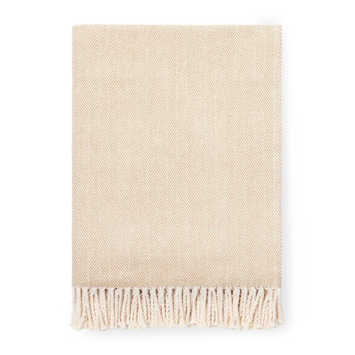 Sferra Celine Throw 51" x 71" Throws Sferra TAUPE 