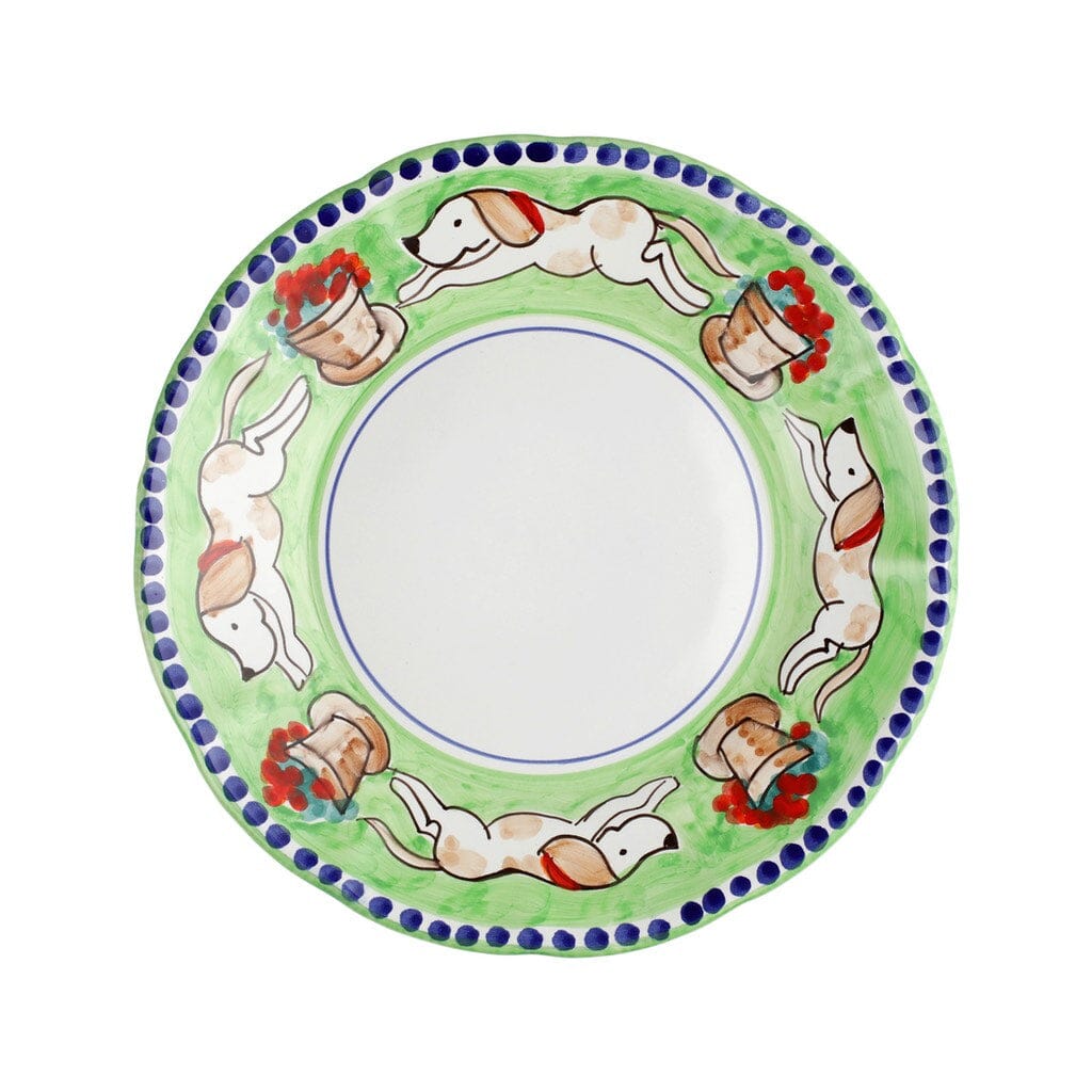 Vietri Campagna Cane Dinner Plate Dinnerware Vietri 