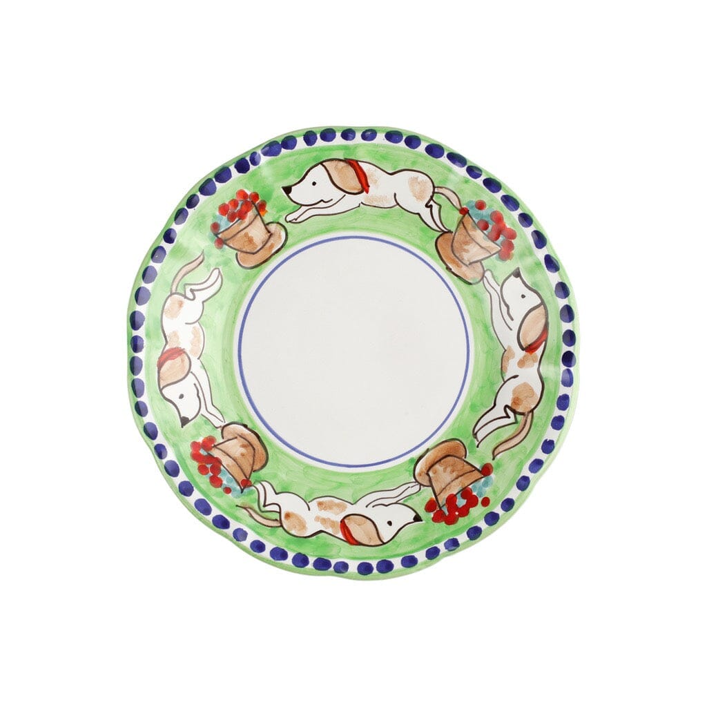 Vietri Campagna Cane Salad Plate Dinnerware Vietri 