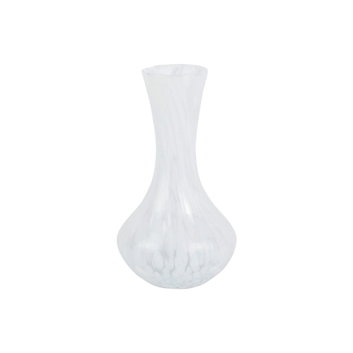 Vietri Nuvola White Small Fluted Vase Vases Vietri 