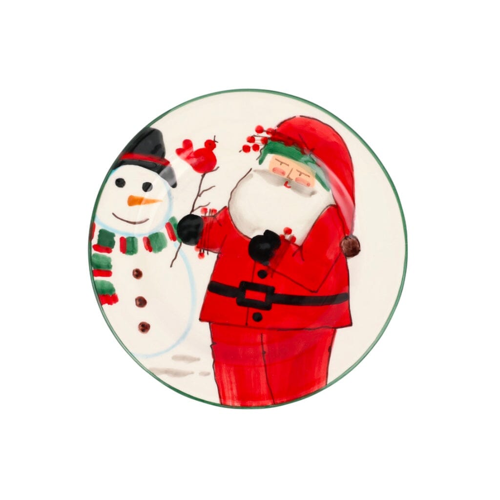 Vietri Old St. Nick 2024 Limited Edition Salad Plate Dinnerware Vietri 