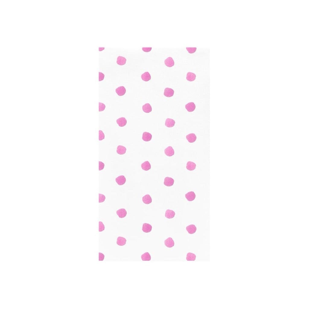 Vietri Papersoft Napkins Dot Pink Guest Towels Napkins Vietri 