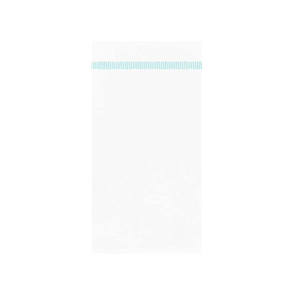 Vietri Papersoft Napkins Fringe Aqua Guest Towels Napkins Vietri 