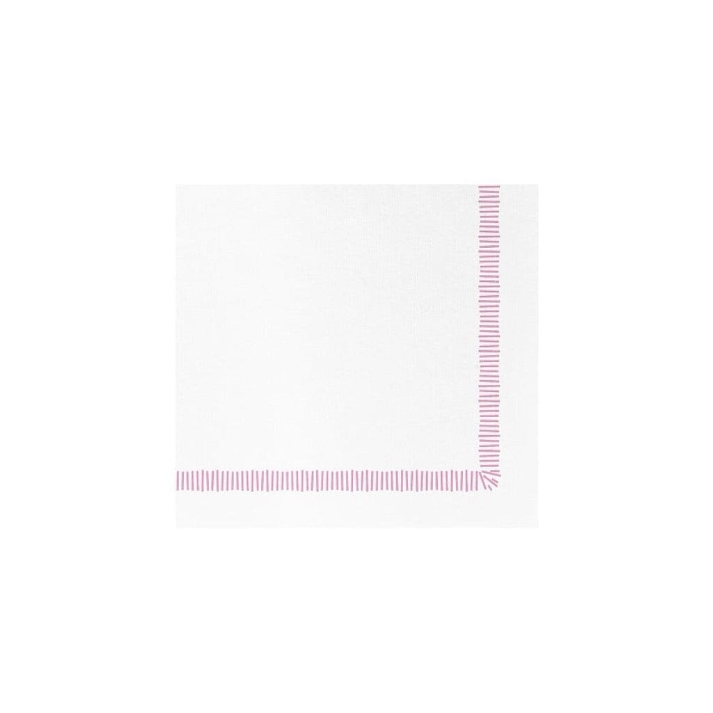 Vietri Papersoft Napkins Fringe Pink Cocktail Napkins Napkins Vietri 