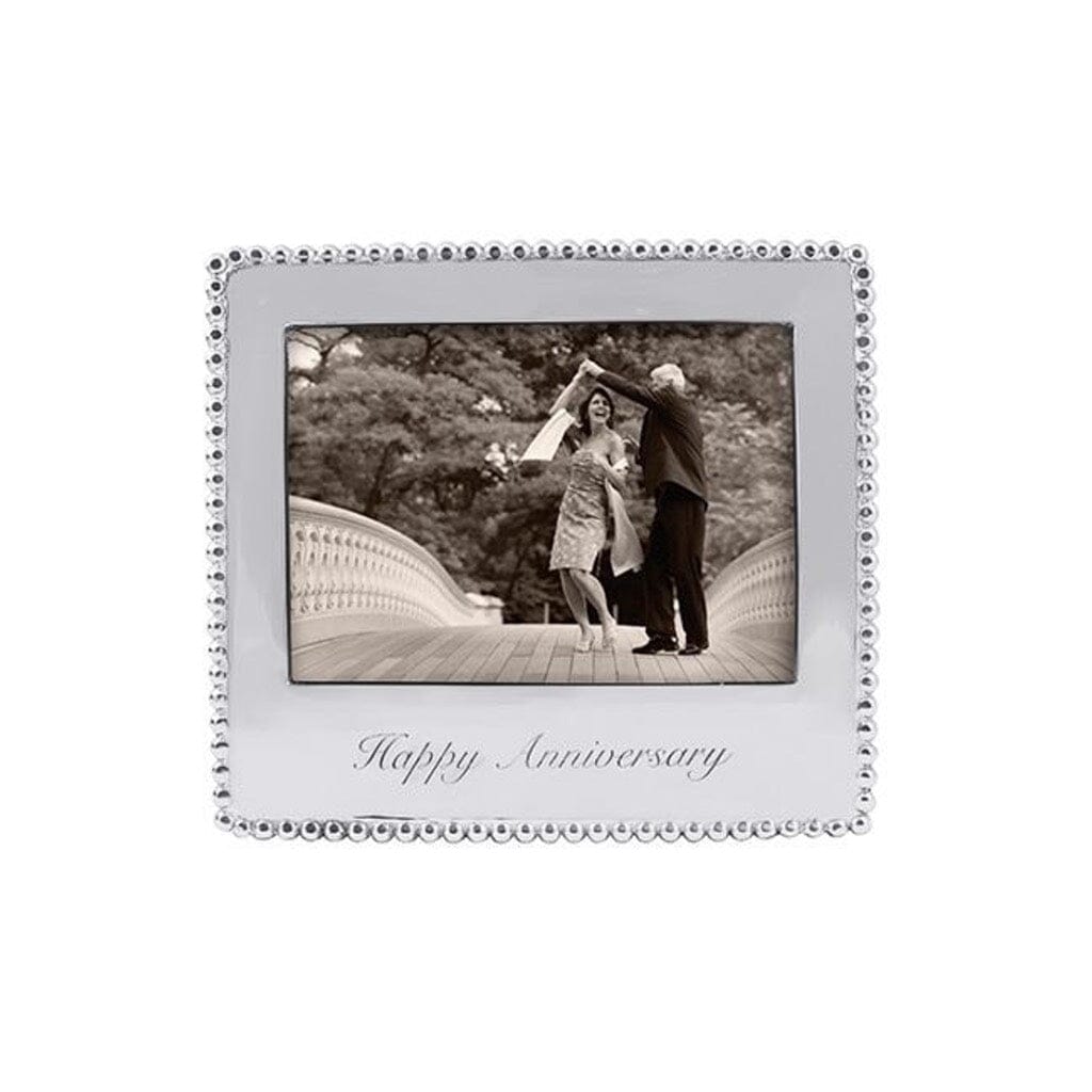 Mariposa HAPPY ANNIVERSARY Beaded 5" x 7" Frame Picture Frames Mariposa 