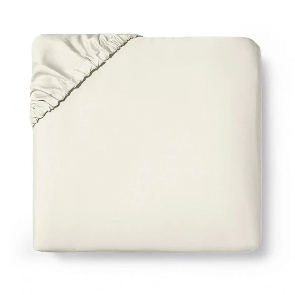 Sferra Fiona Queen Fitted Sheet 60" x 80" x 17" Bedding Sferra IVORY 