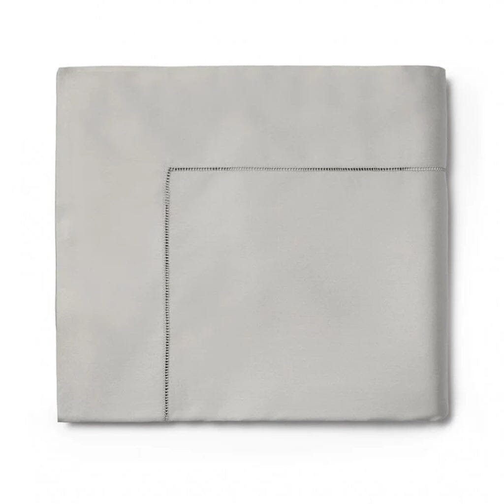 Sferra Fiona King Flat Sheet 114" x 114" Bedding Sferra GREY 