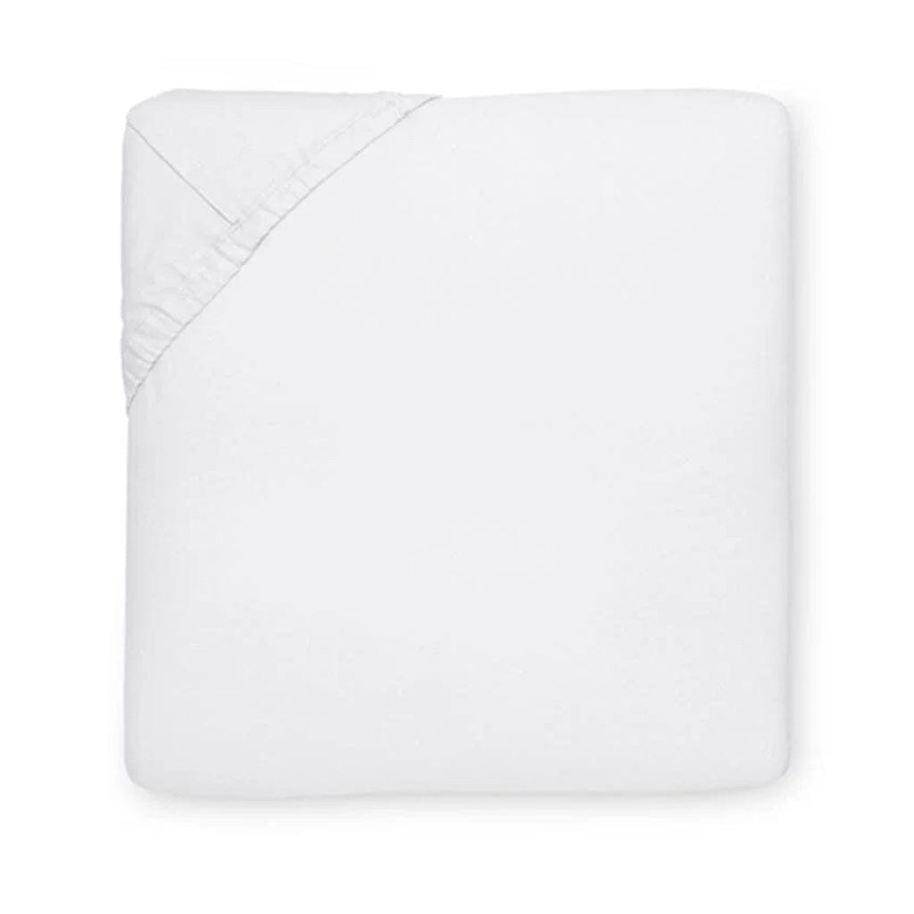 Sferra Giza 45 Percale X-Long Twin Ftd White 39" x 80" x 17" Bedding Sferra 