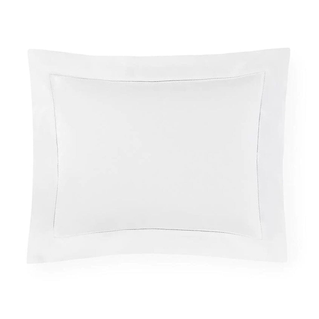 Sferra Giza 45 Percale Boudoir Pillowsham 12" x 16" Bedding Sferra WHITE 