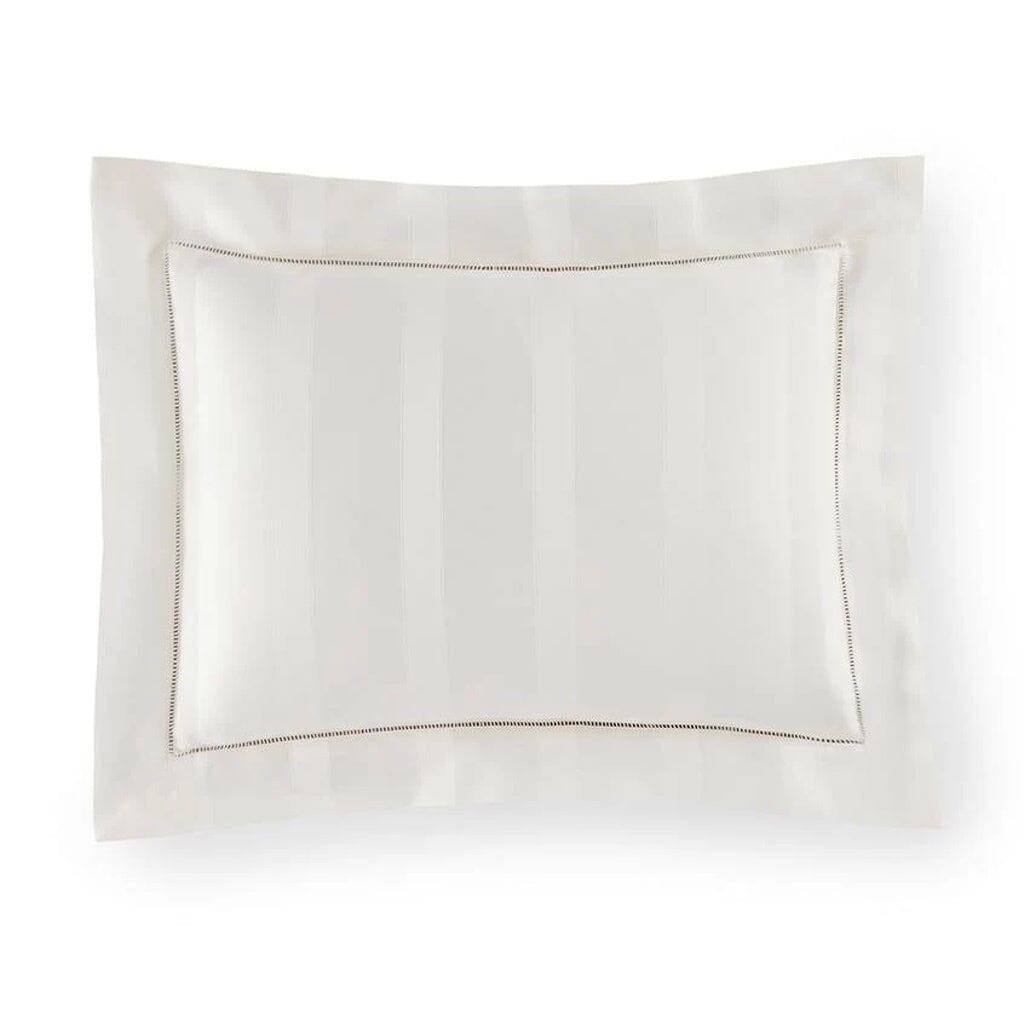 Sferra Giza 45 Stripe Continental Sham 26" x 26" Bedding Sferra IVORY 