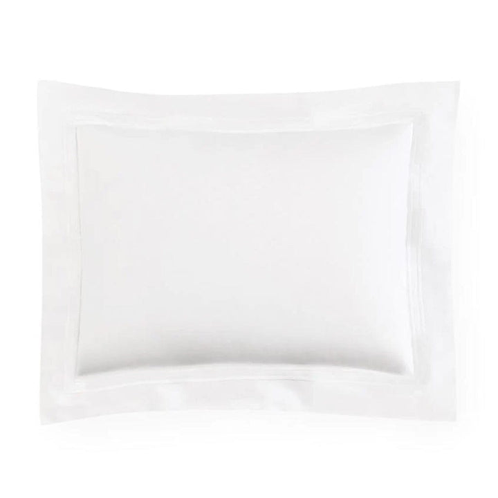 Sferra Grande Hotel Boudoir Sham 12" x 16" Bedding Sferra WHITE/WHITE 