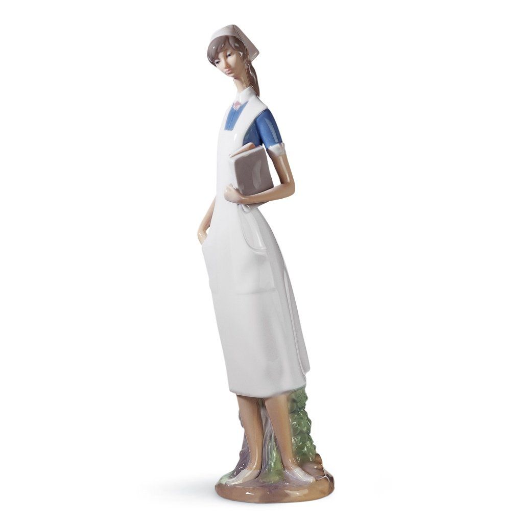 Lladro Porcelain Nurse Figurine Figurines Lladro 