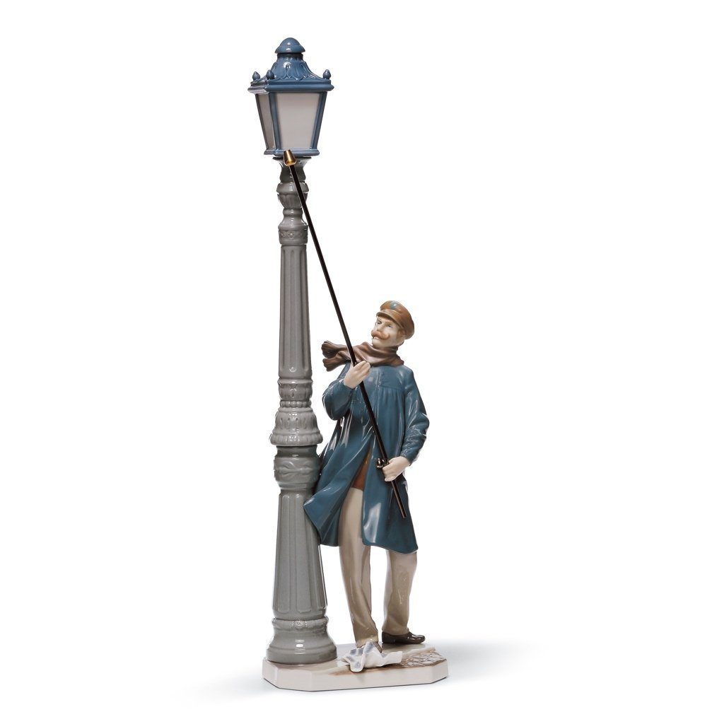 Lladro Porcelain Lamplighter Figurine Figurines Lladro 