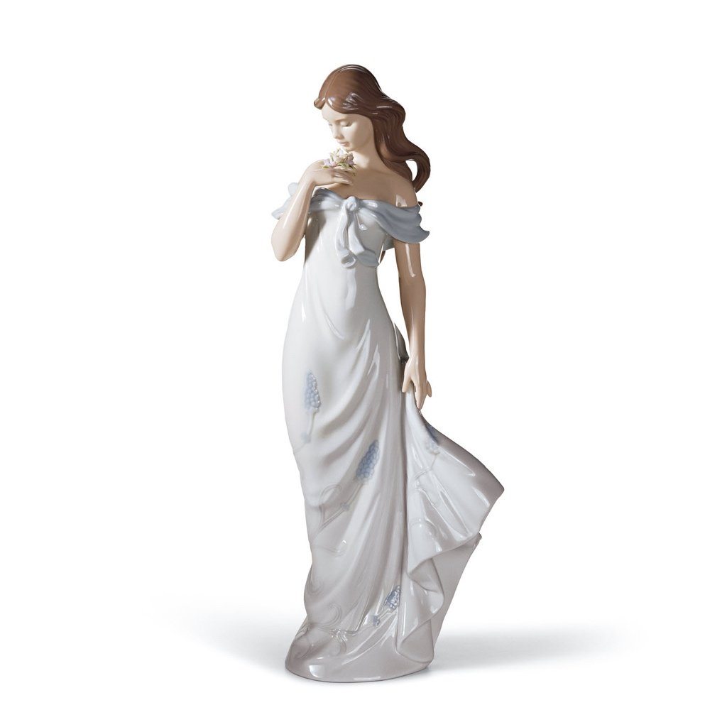 Lladro Porcelain A Flower's Whisper Figurine Figurines Lladro 