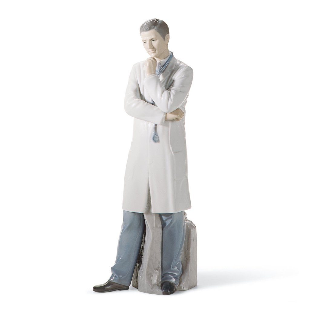 Lladro Porcelain Male Doctor Figurine Figurines Lladro 