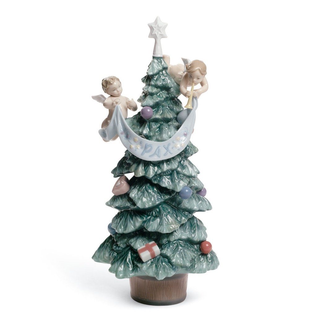 Lladro Porcelain Evergreen Of Peace Figurine Figurines Lladro 