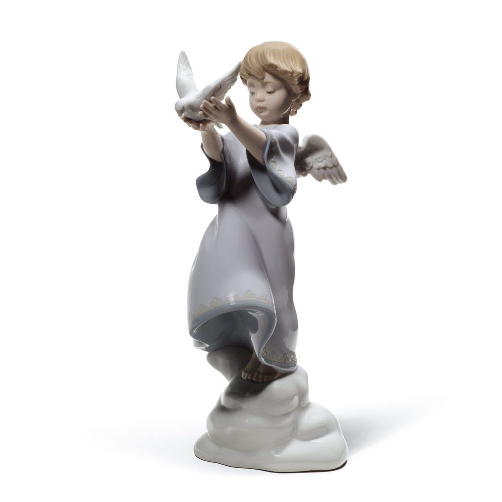 Lladro Porcelain Peace On Earth Figurine Figurines Lladro 