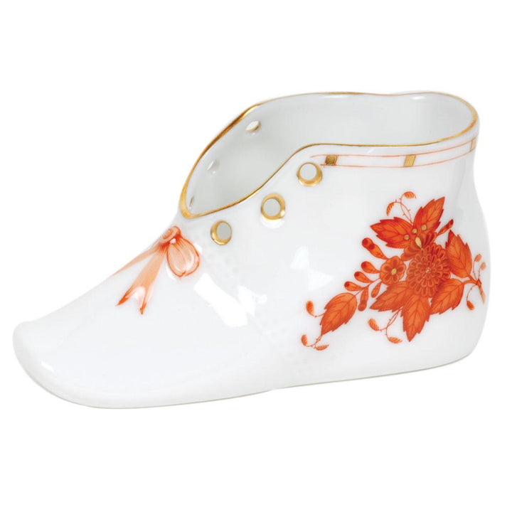 Herend Baby Shoe Figurines Herend Chinese Bouquet Rust 