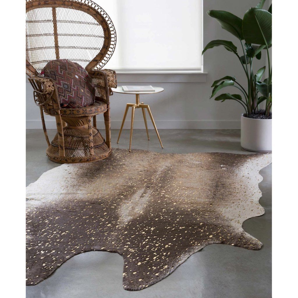 Loloi Bryce BZ 04 Mocha / Gold Area Rug Rugs Loloi 