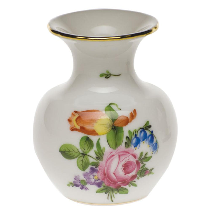 Herend Medium Bud Vase W/Lip Figurines Herend Printemps 