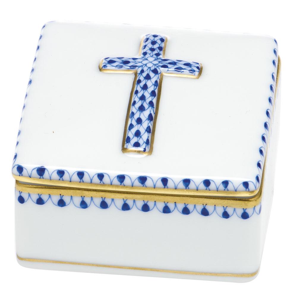 Herend Prayer Box Figurines Herend Box Sapphire 