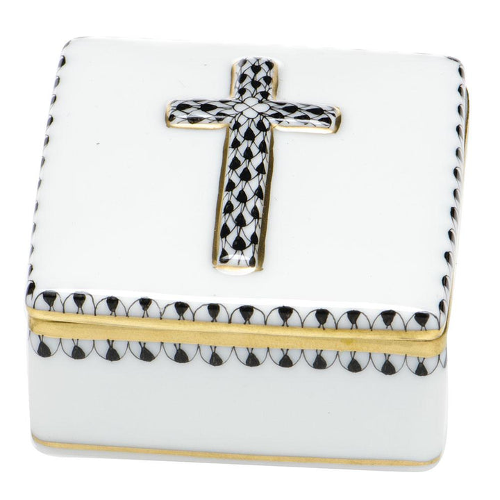 Herend Prayer Box Figurines Herend Box Black 