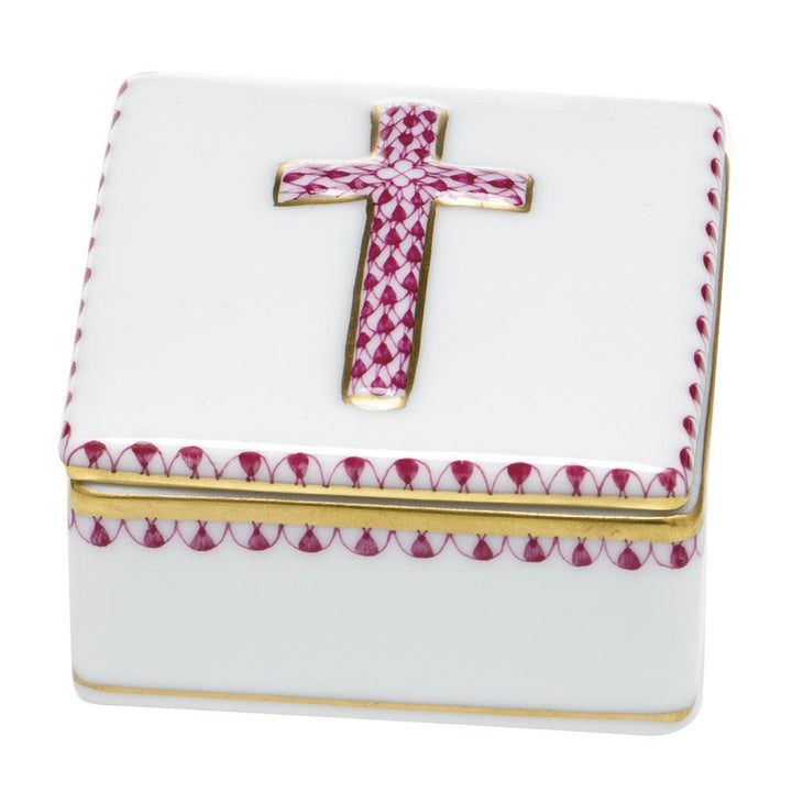 Herend Prayer Box Figurines Herend Box Pink 