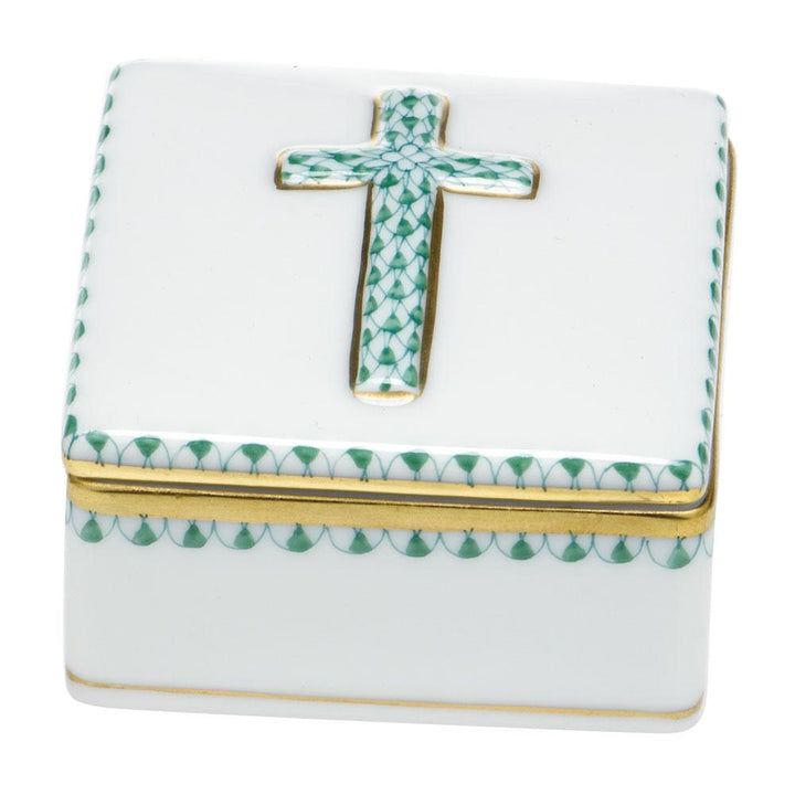 Herend Prayer Box Figurines Herend Box Green 