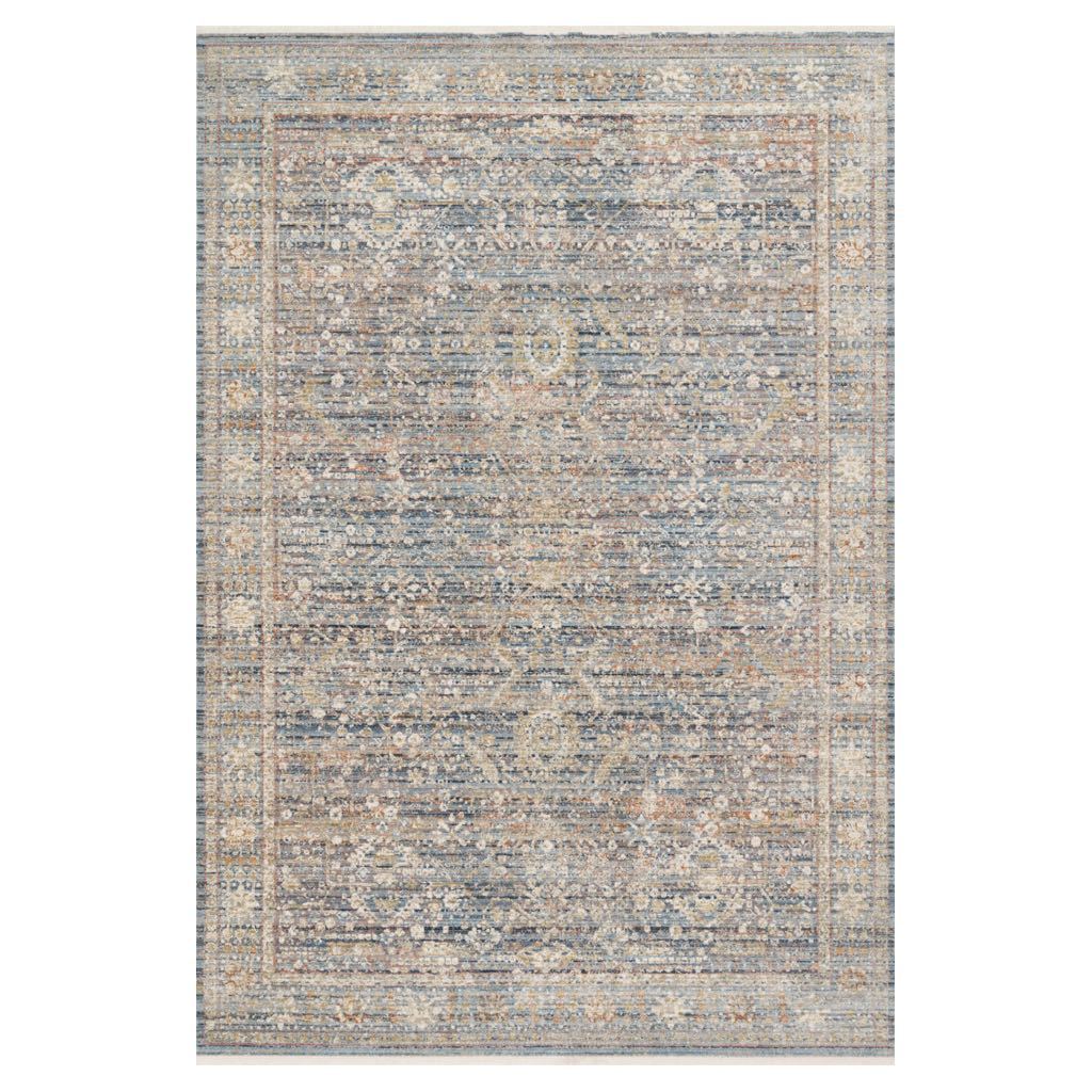 Loloi Claire CLE 06 Blue / Sunset Area Rug Rugs Loloi 2’ 7" x 8’ Runner 