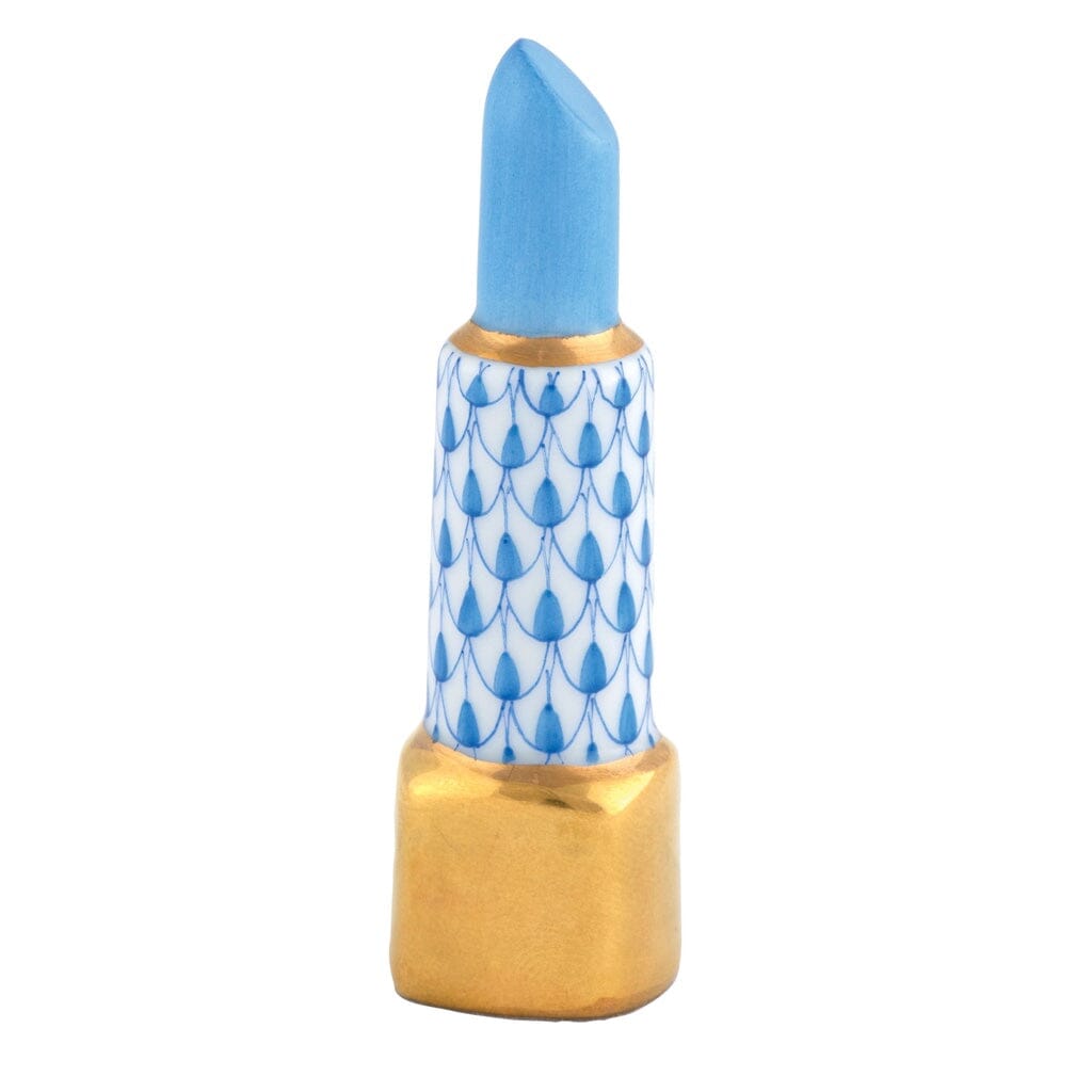 Herend Lipstick Figurine Figurines Herend Blue 