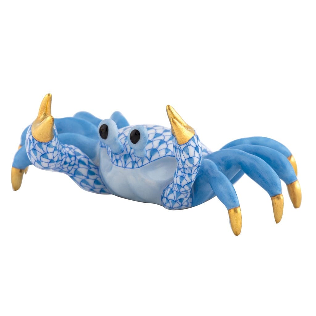 Herend Sand Crab Figurine Figurines Herend Blue 