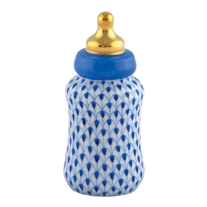 Herend Baby Bottle Figurine Figurines Herend Sapphire 